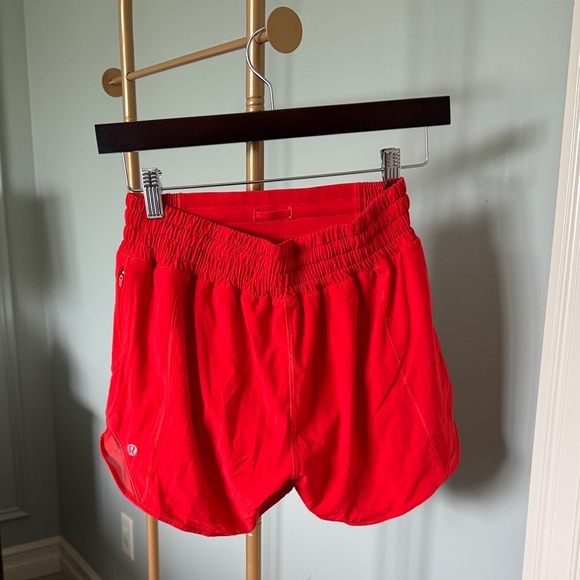 lululemon athletica Red Athletic Shorts - Picture 1 of 3